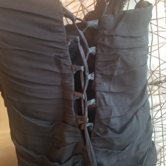 Black Maria Blaca Nero Evening GOwn - Picture 3 of 4